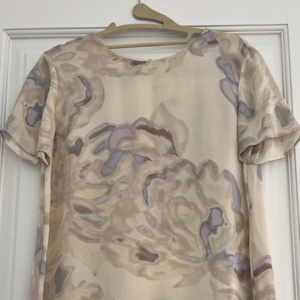 Wilfred Cypress Floral Silk Blouse